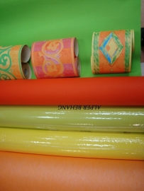 behangrand roze oranje 52