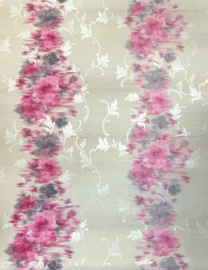 bloemen glitter Behang rose 30082-1