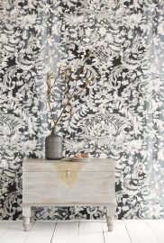 Eijffinger Black & Light Wallpower 356204 Painted Lace