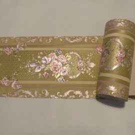 Chique rand rozen boeketten lila roze goud