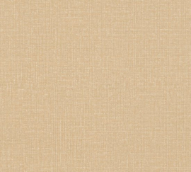 TEXTIELLOOK BEHANG | Metallic Linnenstructuur - beige creme - A.S. Création My Home My Spa 38694-5