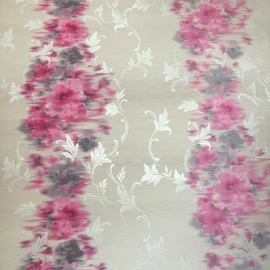 bloemen glitter Behang rose 30082-1