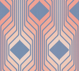 Retro chic behang as creation 39532-2