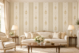 Behang klassiek parelmoer 6830-69