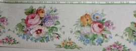 Engelse bloemen behangrand x51
