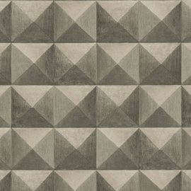 3D retro pyramiden behang  36275-1