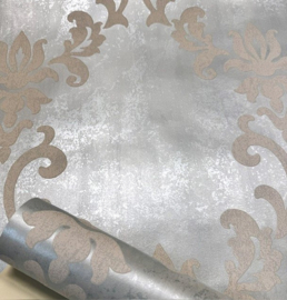 Exclusive Wallcoverings Vinylbehang Vintage Grote Ornamenten – Verouderde Look