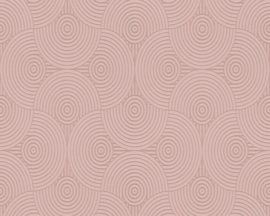 retro behang glitter roze 35715-3
