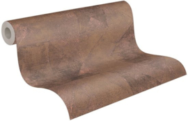 koperbruin beton behang 38976-6