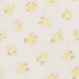Rasch Petite Fleur 4 behang geel bloemen  289137