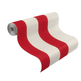 rood strepen Behang 27160