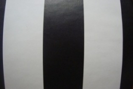Zwart wit streepjes behang x22