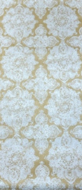Goud barok behang glamour look met glitter