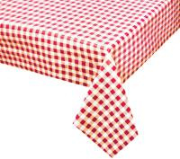 rood wit geblokt tafelzeil 156701