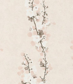 Japans bloesemprint behang 95323-6