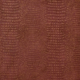 slanghuid rood goud behang 02286-50