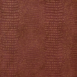 slanghuid rood goud behang 02286-50