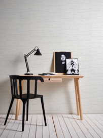 AS Creation Adelaide behang Baksteen wit 2040-42