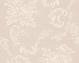 bloemen glitter behang 33867-6