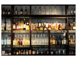 Vlies behang Drink Lovers Bar