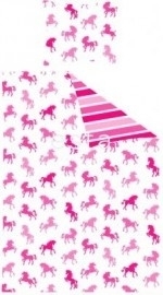 Esta For Kids Jimbo Pink 155812 Dekbedset Junior Horses Pink