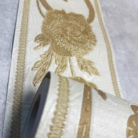 Glitter Rand Met Mooie Bloemen