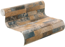 Rasch Factory III behang 475104 Steen