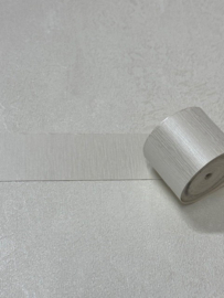 Uni off-white behangrand glans 4 cm – 5 meter lang