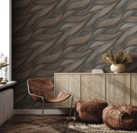 bruin Design & luxe behang 0257-10