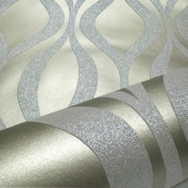 goud glitter barok behang vlies retro 3D effect Erik Kuster stijl