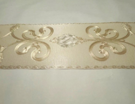 Diamanten rand creme goud glans satijn hermitage
