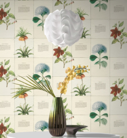 Botanical bloemen behang 307801