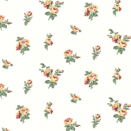 Norwall English Florals bloemen behang G34344