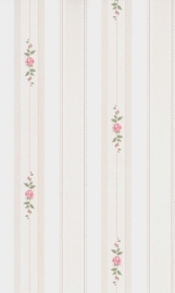 dollhouse 49230 beige stijlvol streep bloem behang