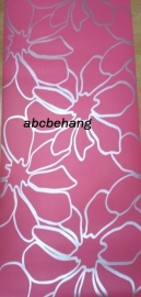 bloemen behang roze zilver k07