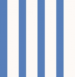 BLAUW STREPEN BEHANG - Dutch Carousel DL21149