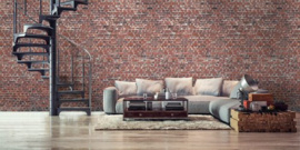 Dutch Wallcoverings One Roll One Motif behang Stable Brick A39201