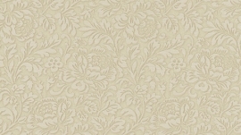 5784-02 klassiek vlies behang bloemetjes beige 3D effect