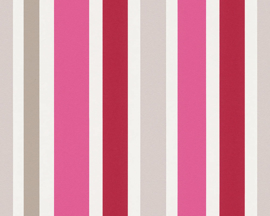 roze streepjes behang esprit 302882