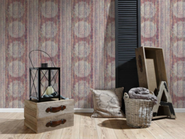 barok behang vlıes creme beıge 36462-1