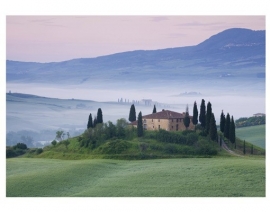 Mantiburi Fotobehang Tuscany Sunrise 86