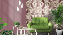 barok behang  glamour 4608