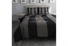 Dreamhouse Bedding Flanel High Line DBO Flanel Carpe Diem Grey - Grijs