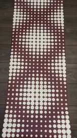 retro vlies behang bruinrood z23