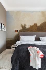 Dutch Wallcoverings Painted Memories Mural Castle Ruins 8025