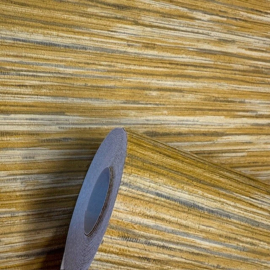 Okergeel Linnen Vliesbehang – Luxe & Warmte voor Jouw Interieur Horizontaal