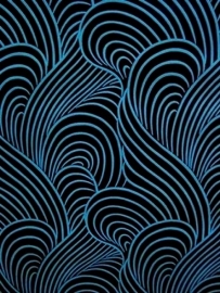 retro vinyl behang 7197-5