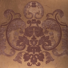 Barok Vintage exclusief behang bruin vlies unlimited atlas 522-2