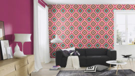 Rasch BARBARA Home Collection behang retro textiel 527445