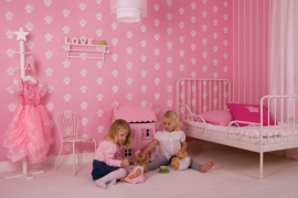 vriendjes en vriendinnetjes prinsessen meisjes behang 11-11022